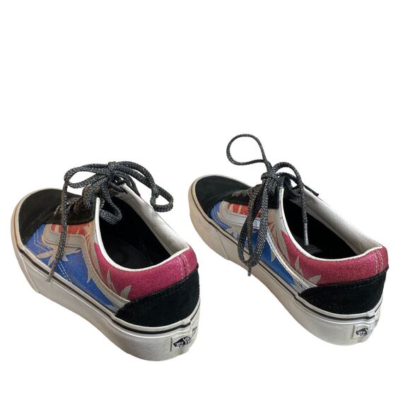 VANS Old Skool Canvas Skateboarding Platform After Dark Womens Size 7 - Picture 15 of 16